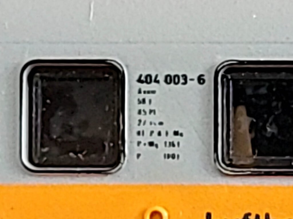 Miniature Automotrice BR Class 404 003-6 - Lima - Echelle N