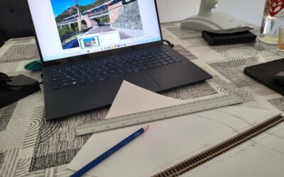 Les premiers dessins du pont