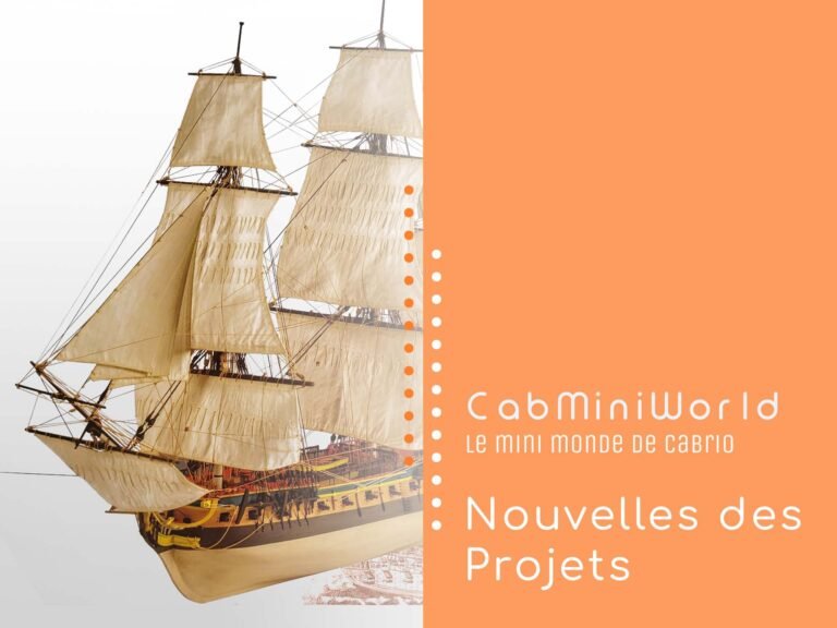 Navire voilier ancien CabMiniWorld mini monde cabrio