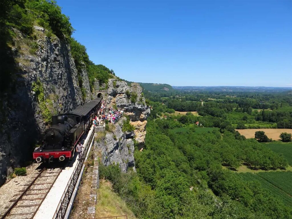 Le Chemin de fer du Haut-Quercy (Lot) - La halte mirandol