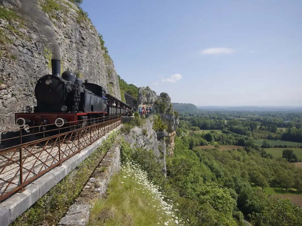 Le Chemin de fer du Haut-Quercy (Lot) - La halte mirandol