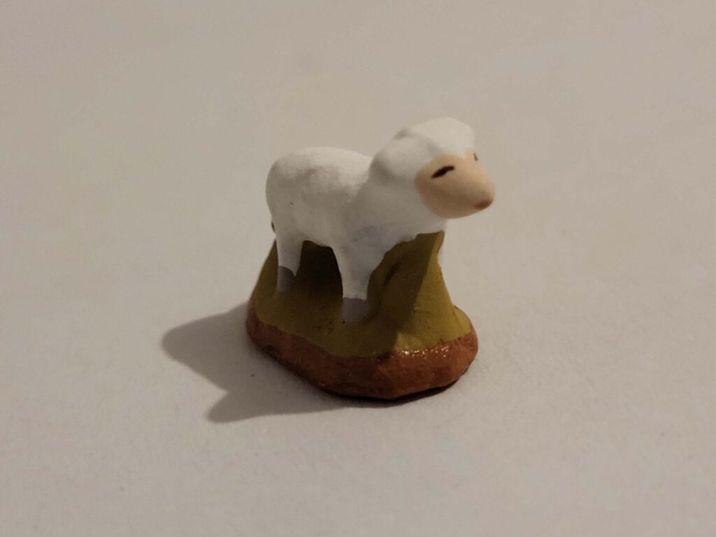 santons fouque 2cms mouton droit 001