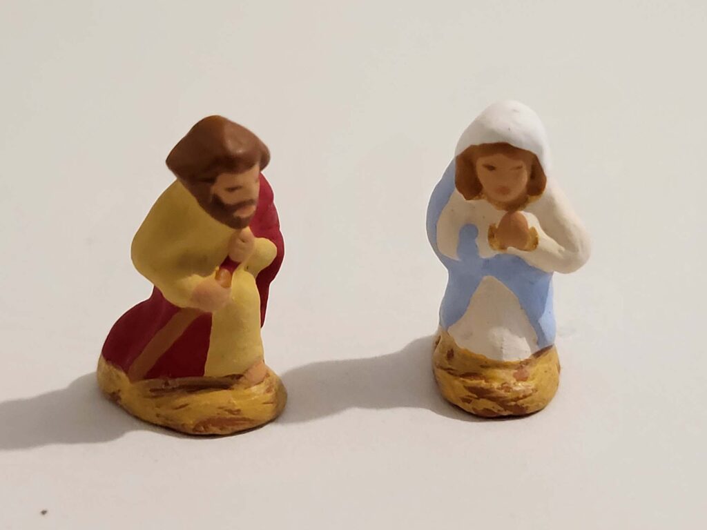 santons fouque 2cms sainte vierge+saint joseph 001