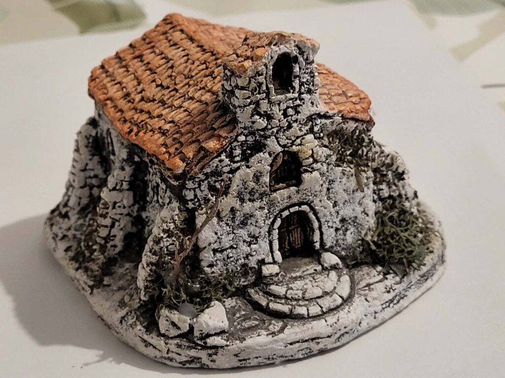 santons richard 2cms eglise petit modele 001