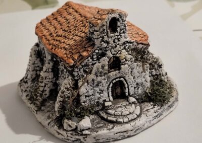 santons richard 2cms eglise petit modele 001