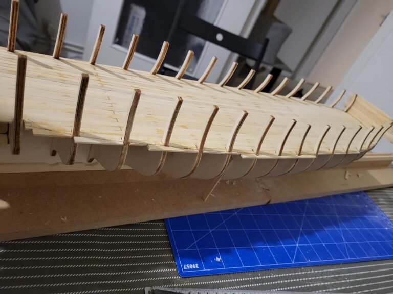 Lattage du 1er pont