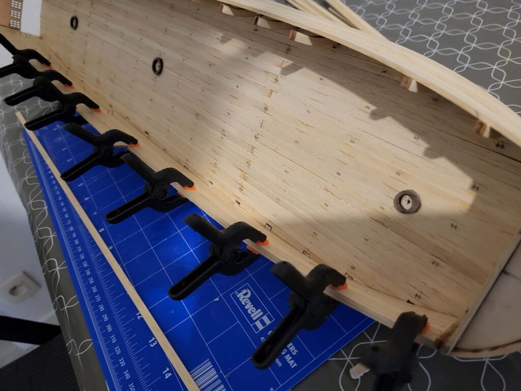 Maquette de l'Hermione - Intérieur 1er pont