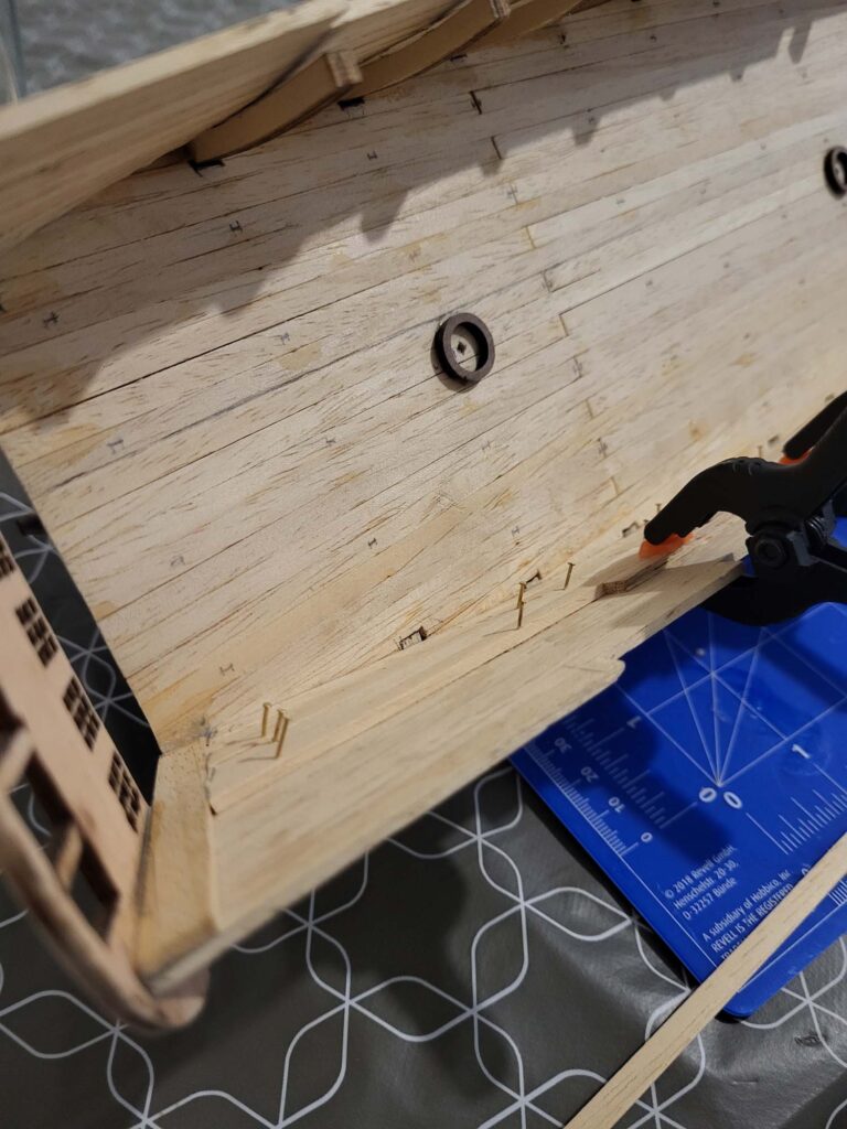 Maquette de l'Hermione - Intérieur 1er pont