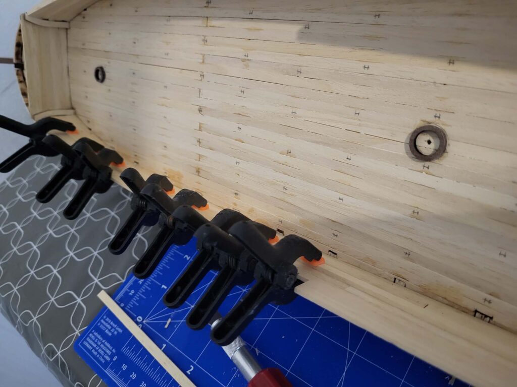 Maquette de l'Hermione - Intérieur 1er pont