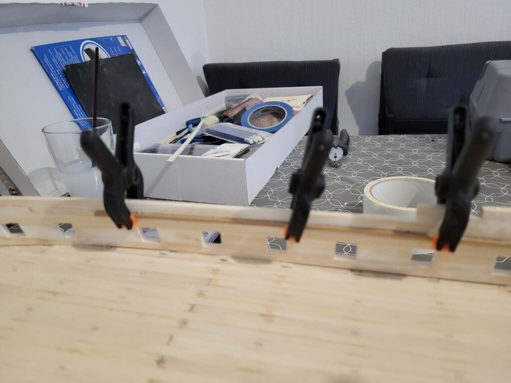 Maquette de l'Hermione - Intérieur 1er pont