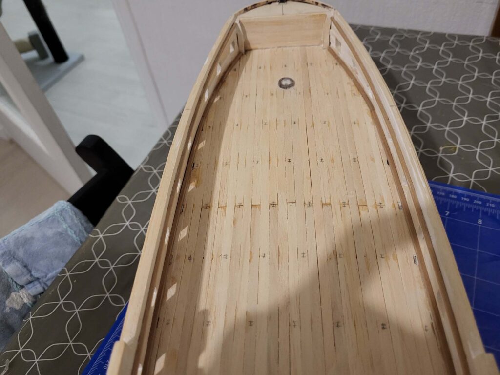 Maquette de l'Hermione - Intérieur 1er pont