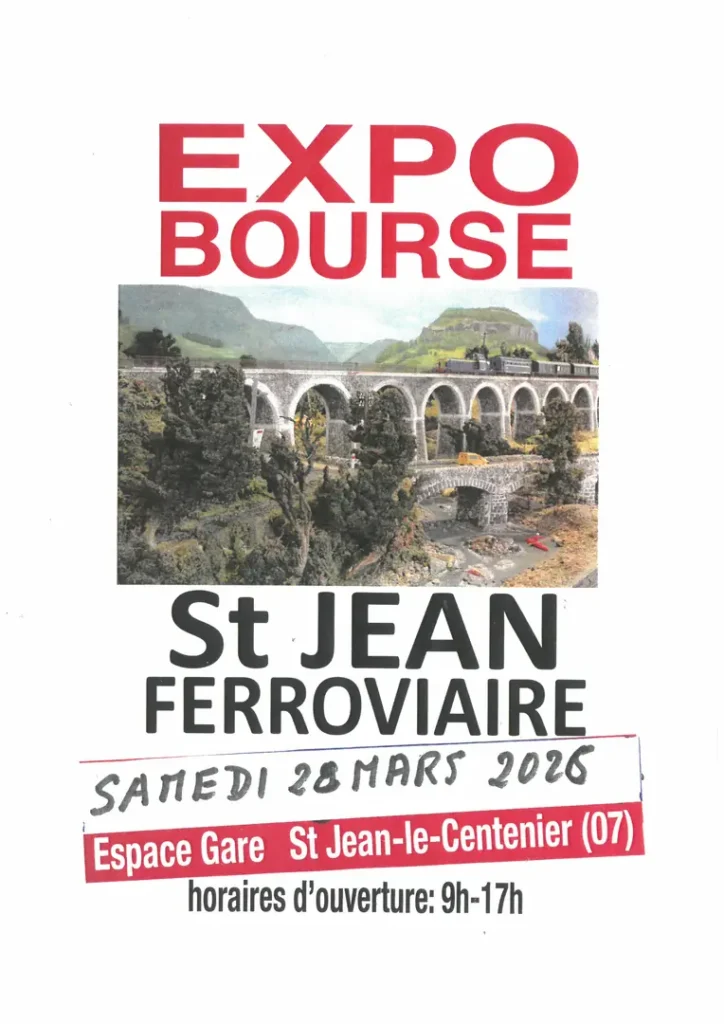 Affiche Expo Bourse Saint-Jean Ferroviaire mars 2026
