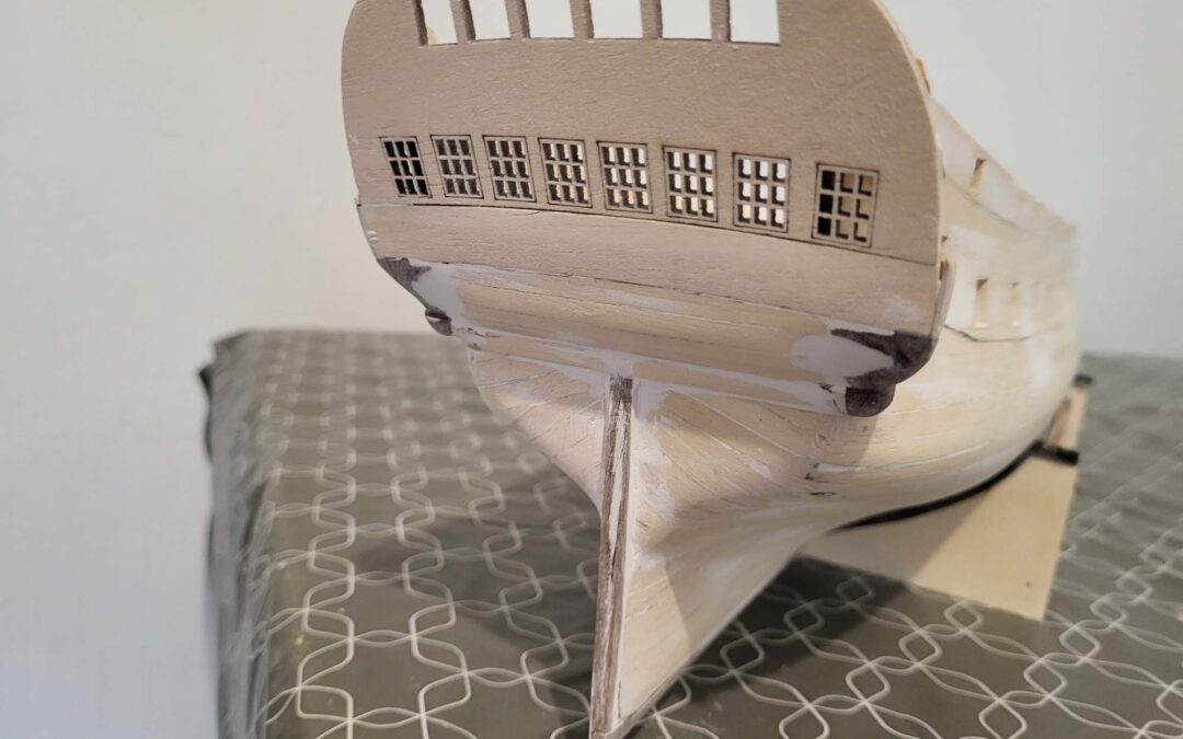 L'Hermione - Le tableau arriere