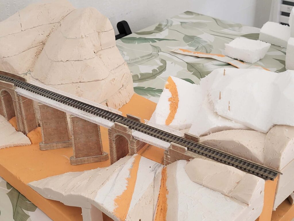 diorama pont du golo