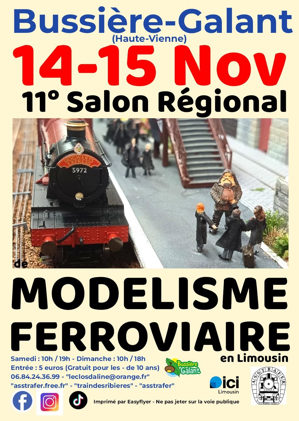 11e Salon Régional de Modélisme Ferroviaire en Limousin – Bussière Galant