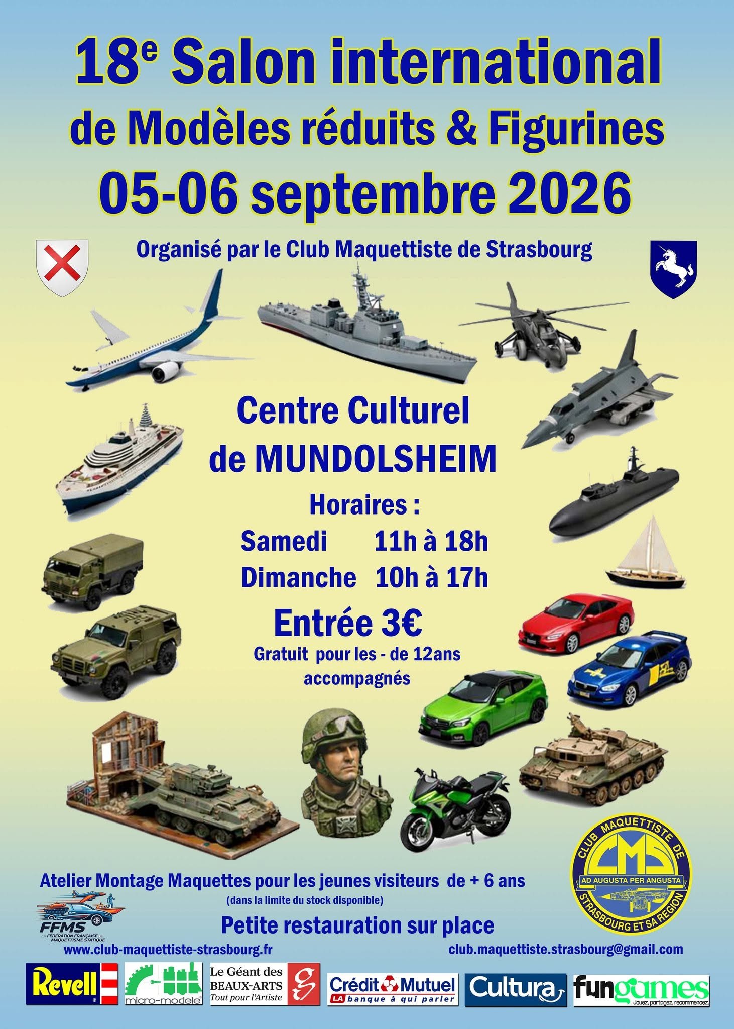 18ème Salon International des Maquettes et Figurines – Mundolsheim