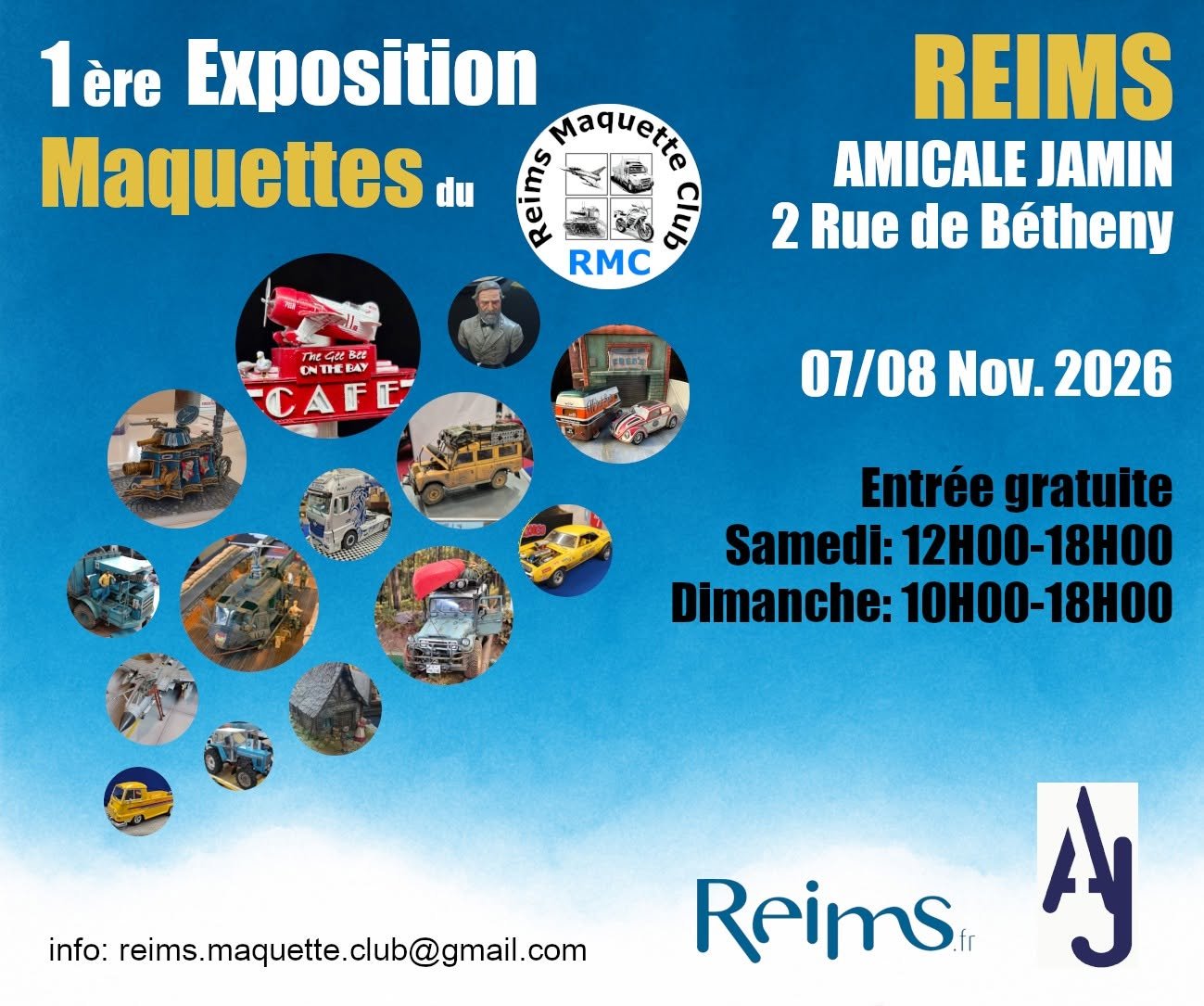 1ère exposition de maquettes – Reims
