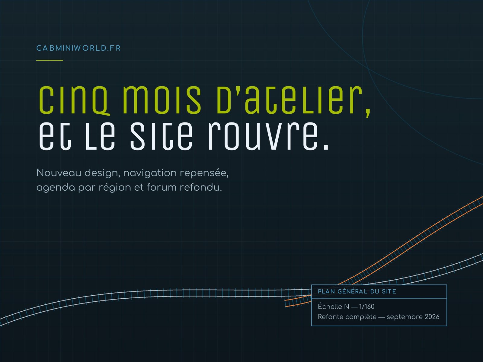 CabMiniWorld annonce refonte site