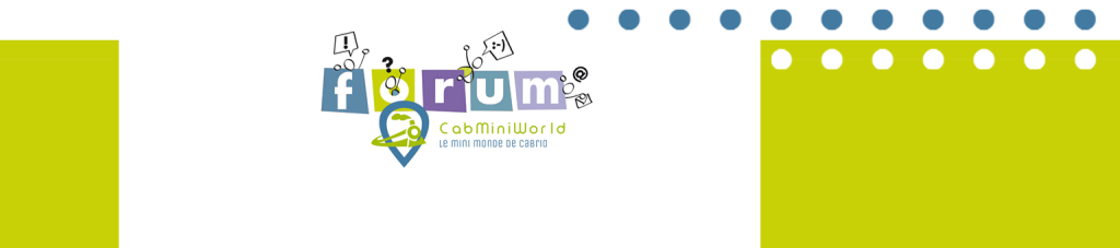 Logo Forum CobminiWorld, mini monde Cabrio