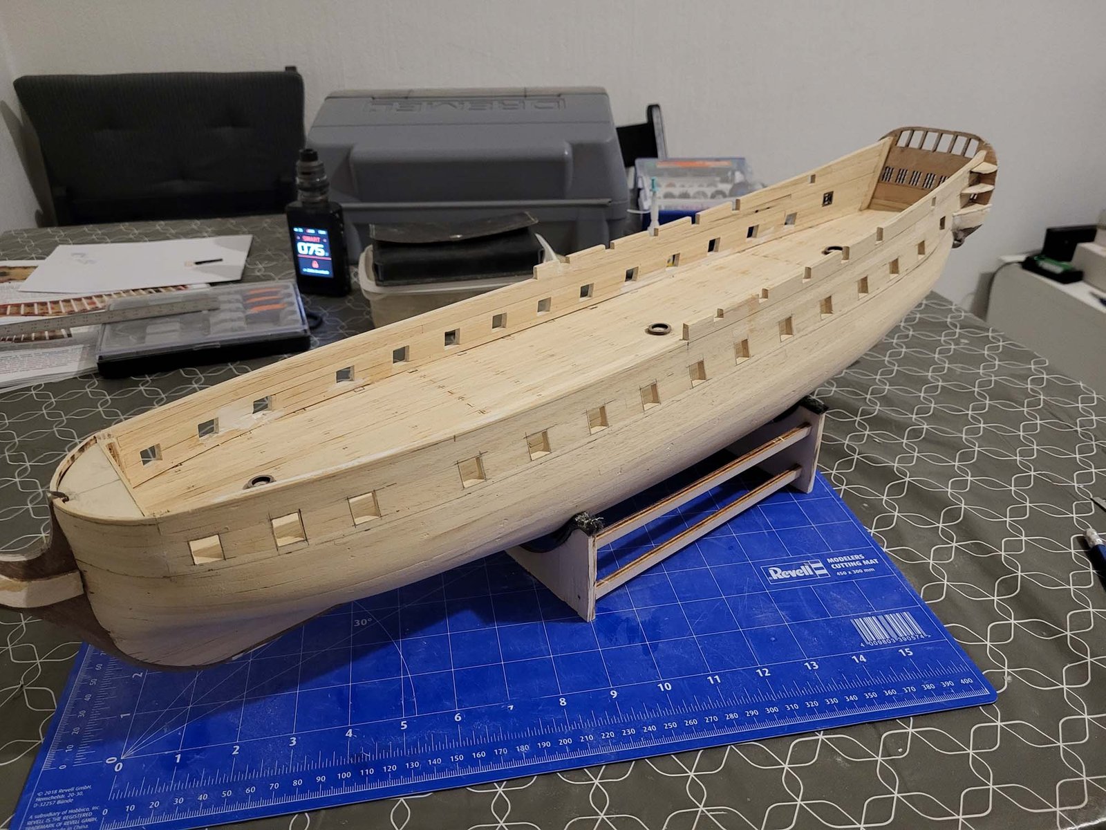 L&rsquo;ouverture des sabords sur L&rsquo;Hermione : la frégate montre les dents